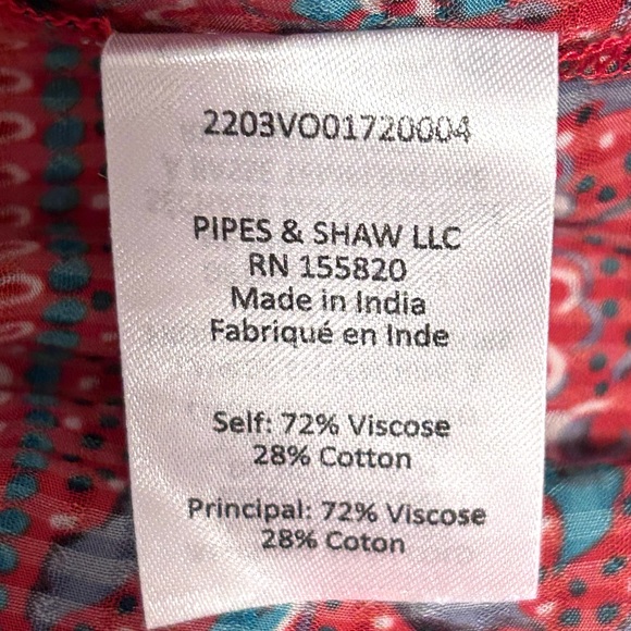 Veronica Beard Lorraine Paisley Flutter Sleeve Dress - Picture 10 of 11